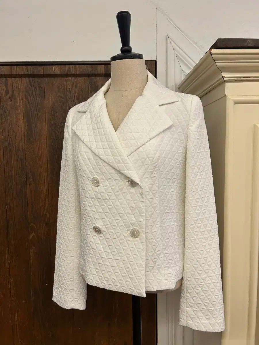 LANVIN ランバン 白 キルティングジャケット