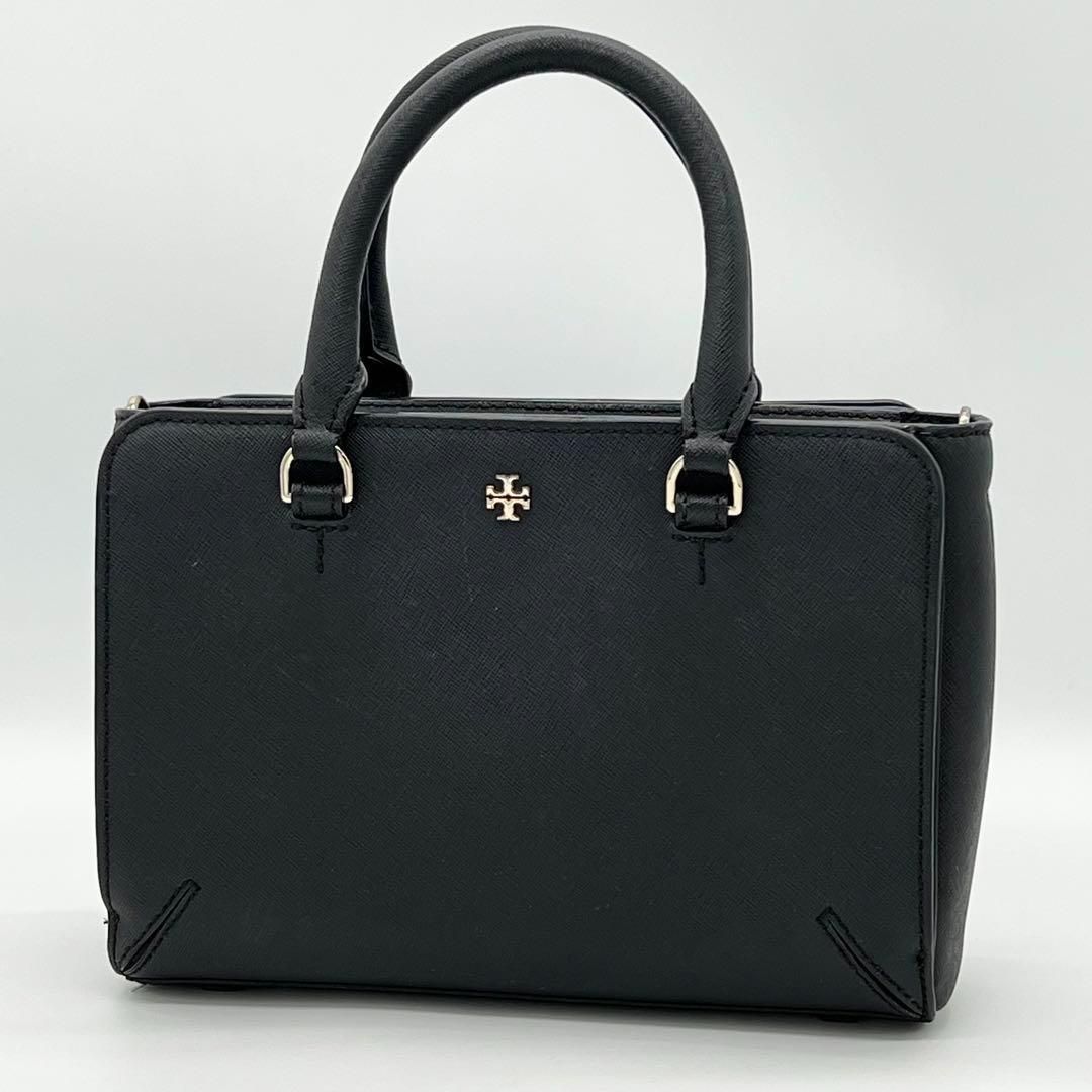ToryBurch ROBINSON ハンドバッグ レザー ブラック