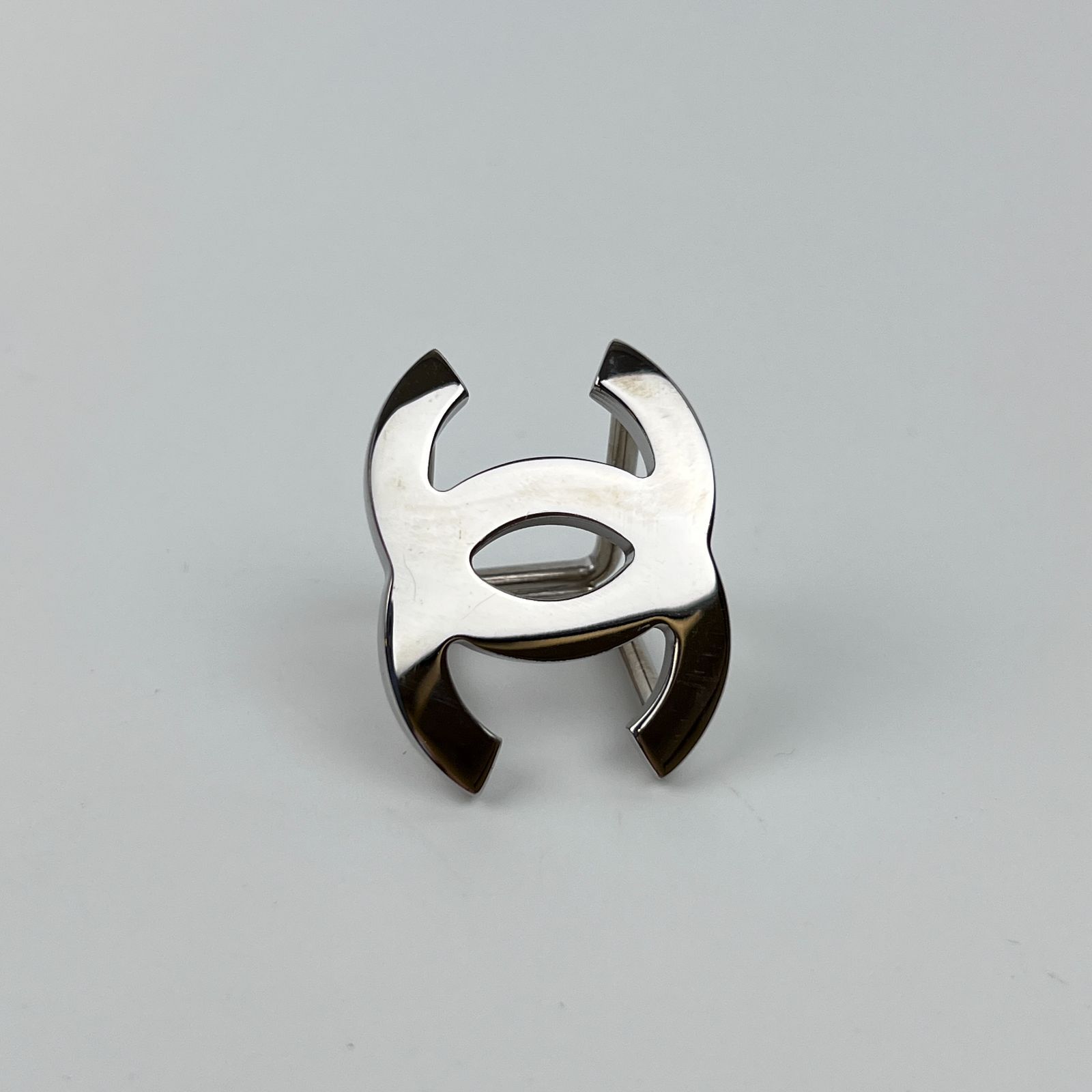 CHANEL シャネル ココマーク スカーフリング シルバー ヴィンテージ レディース HIBUOCHI VINTAGE