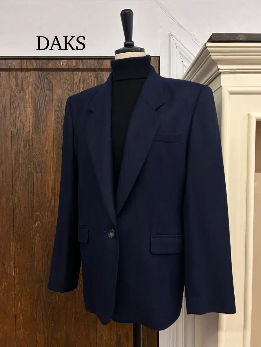 ダックス 正規品 ネイビー ワンボタン ブレザー ジャケット