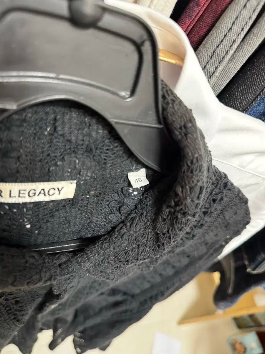 OUR LEGACY アワーレガシー ブラック レース シャツ