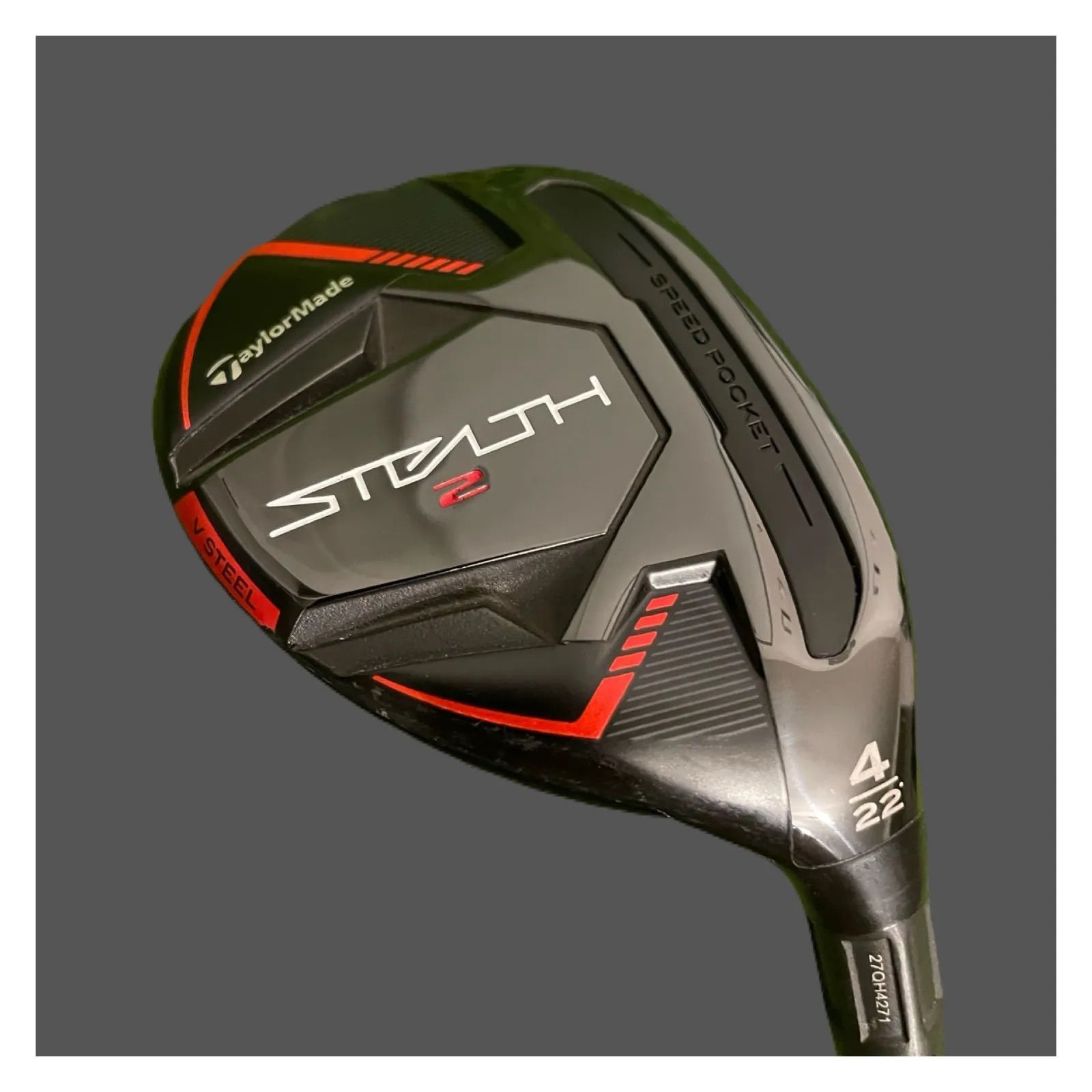 TaylorMade STEALTH2 ユーティリティ 4U 22° S メンズ 右利き 純正カーボン テーラーメイド ステルス2