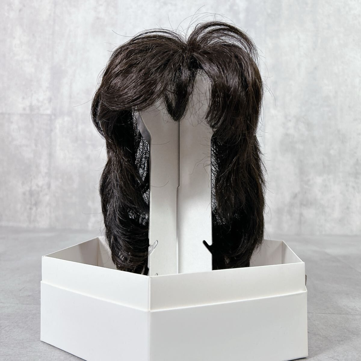 X873 FONTAINE フォンテーヌ ウィッグ 女性用 部分ウィッグ かつら 自然黒茶 人毛100 ショート モアフレール