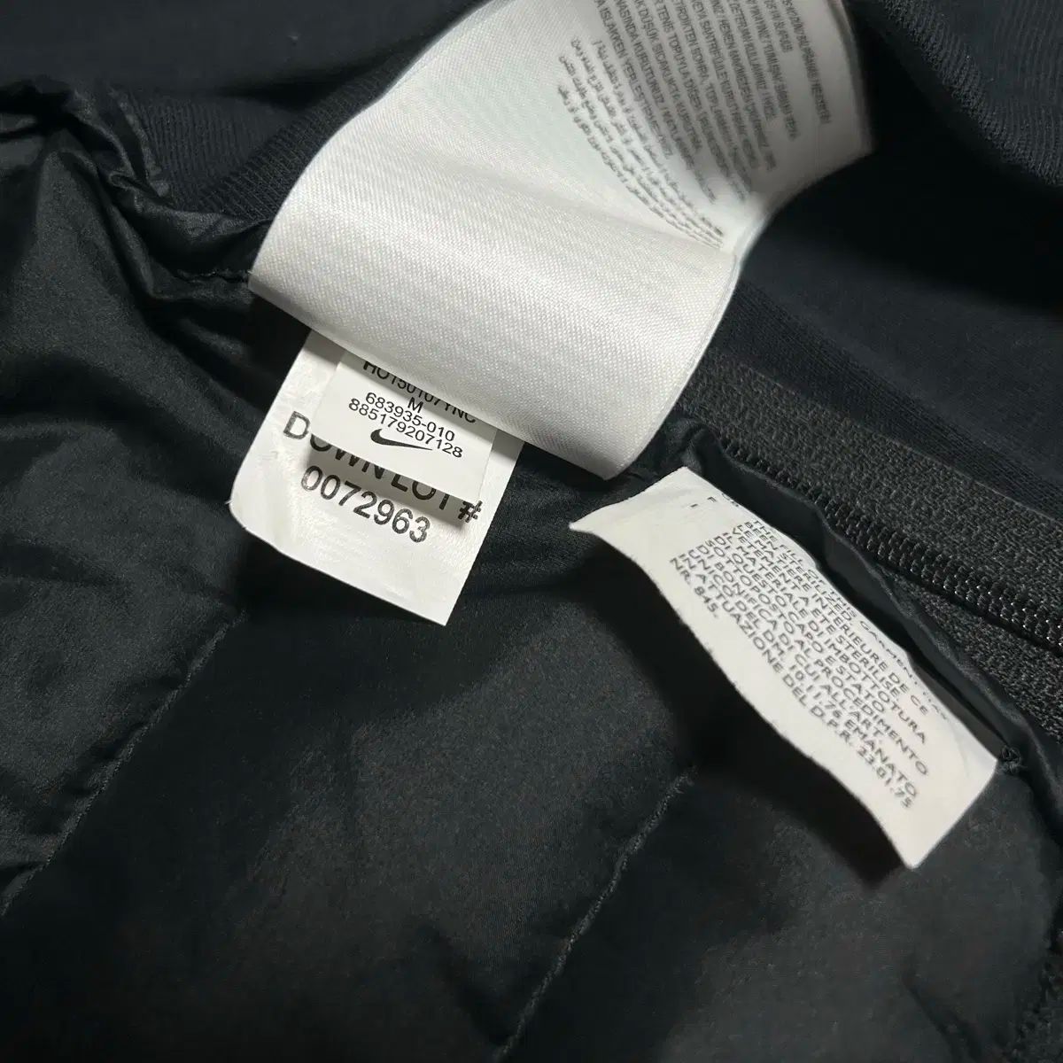 パデッド スウェット