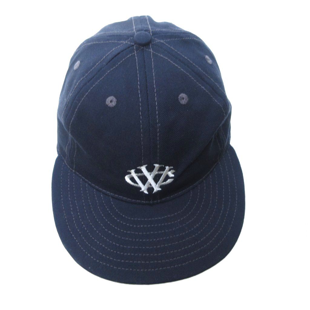 まで限定 クーパーズタウン cooperstown WAIPER別注 BALL CAP ベースボール キャップ 帽子 フラット 紺 ネイビー F フリーサイズ