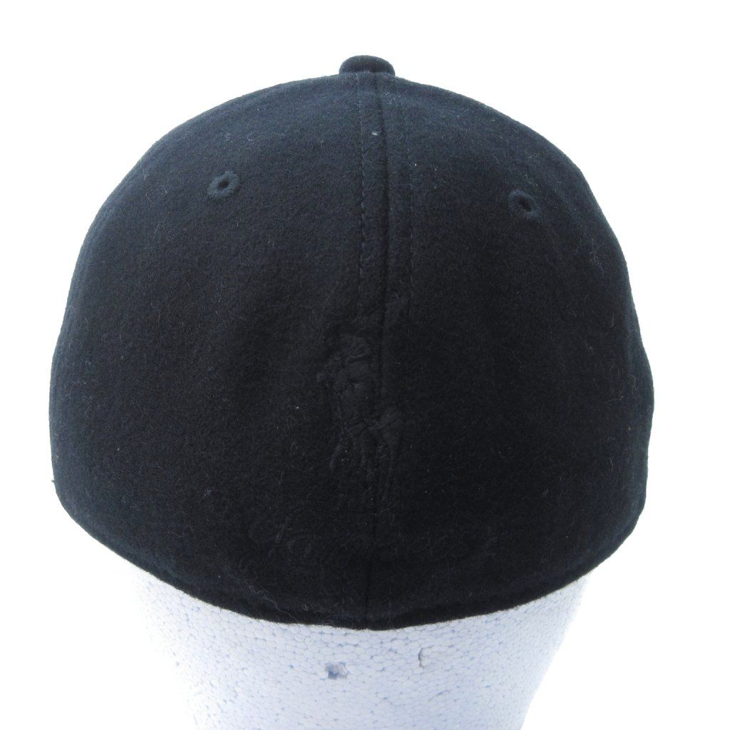  ポロ ラルフローレン POLO RALPH LAUREN × ニューエラ NEWERA 49 FORTY 22 AW ニューヨークヤンキース NY キャップ 帽子 ウール 黒 ブラック SMALL 57 cm キャップ 帽子