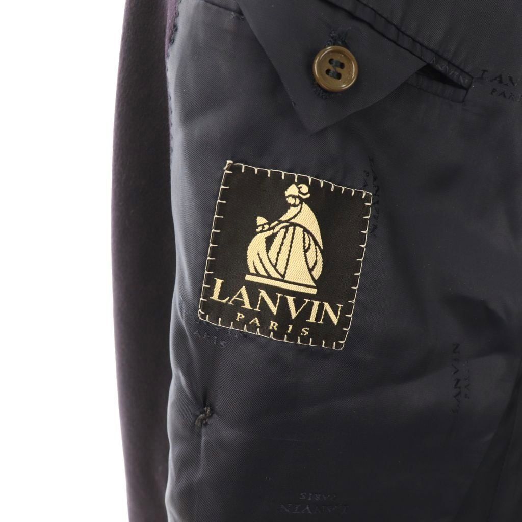  ランバン LANVIN テーラードジャケット 総裏地 カシミヤ 54 ダークネイビー DO GY 53 その他 トップス