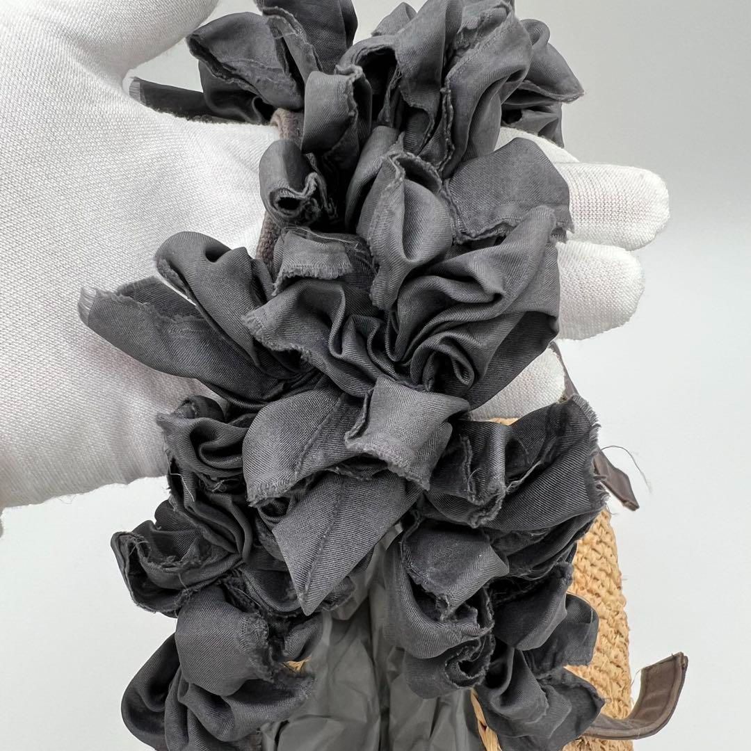 【美品】LUDLOW ラフィア グレープハンドルかごバッグ カーキ LUDLOW - ラドロー LUDLOW ラフィア グレープハンドル バッグ 伊勢丹