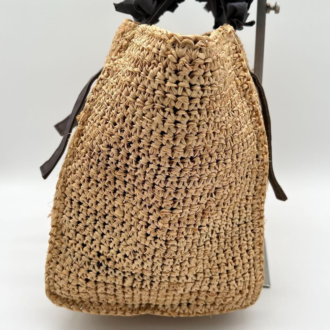 【新品未使用】ラドロークレープハンドルカゴバッグ 新品未使用】ラドロークレープハンドルカゴバッグ 新品未使用