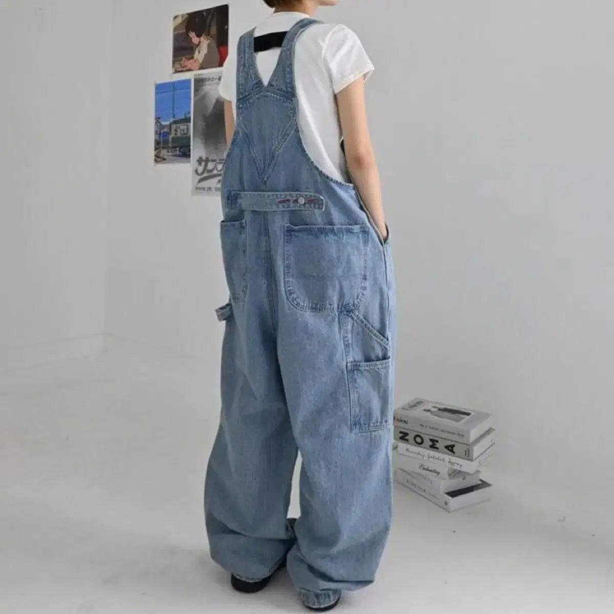 OOTJ OOT デニム ビジョ オーバーオール サスペンダー ズボン