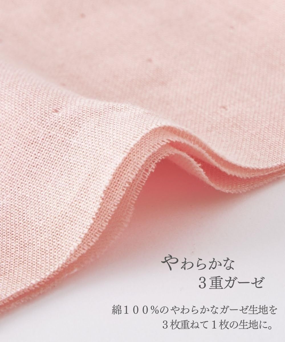 レディース ３重ガーゼ綿１００