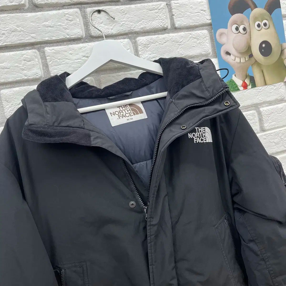 THE NORTH FACE ザノースフェイス ブラック ブルゾン グース ダウン -M 95