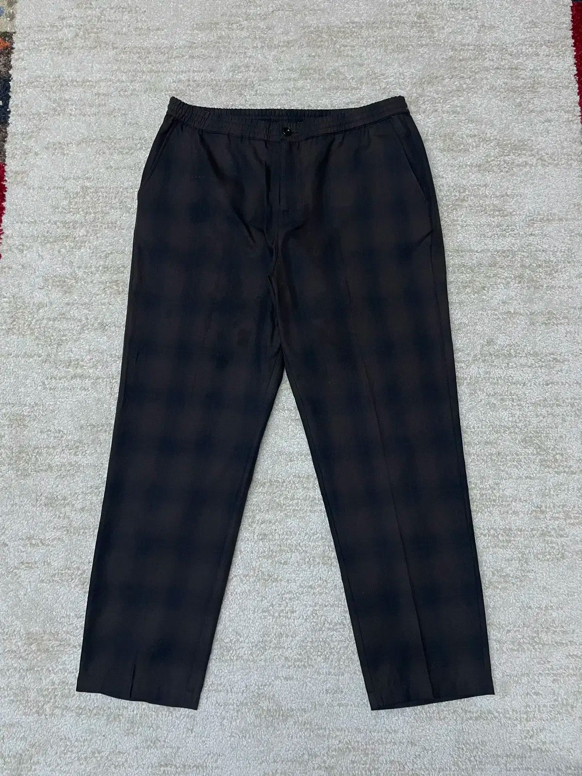 L STUSSY ステューシー シャドウ プレイド スポーツブラ ライアン ブラウン パンツ