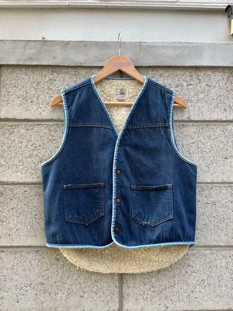 1970s CARHARTT DENIM SHERPA 70年代カーハート ベスト