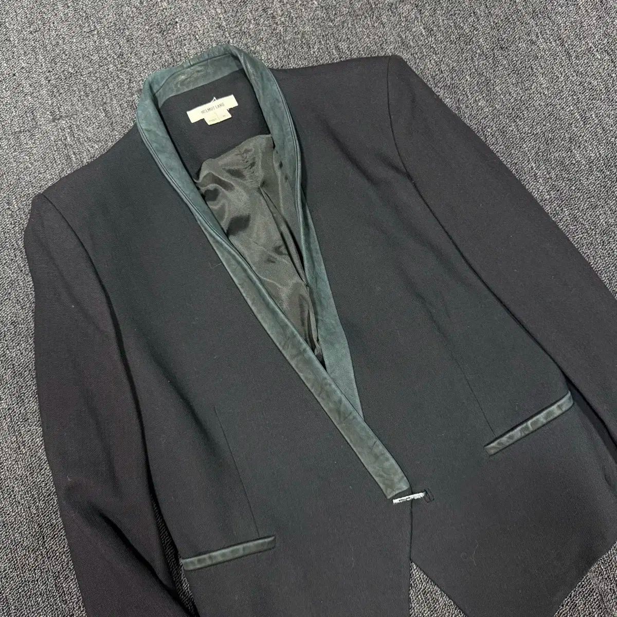 ヘルムート ラング アシメントリー ショート ディテール ブレーザー ジャケット