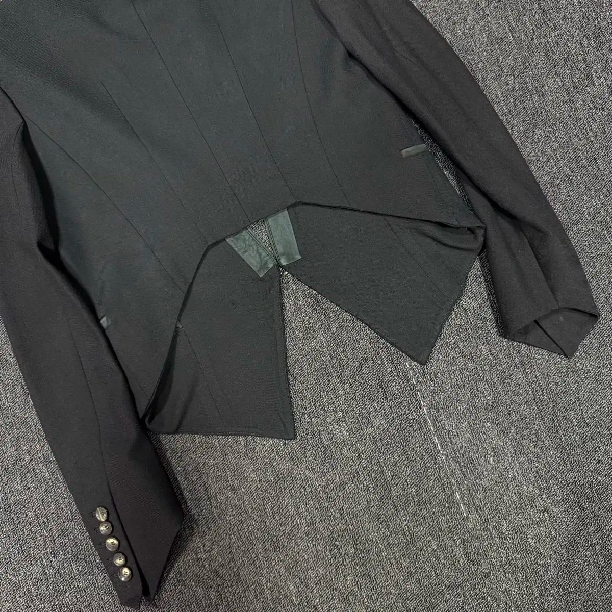 ヘルムート ラング アシメントリー ショート ディテール ブレーザー ジャケット GULLKHAN_COM