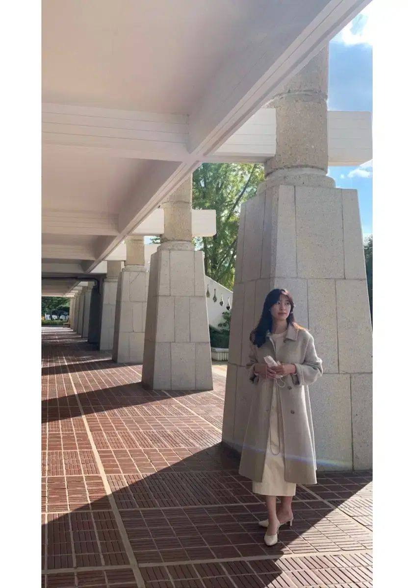 ウェアウェザー リー リバーコート ライトグレー 標準丈