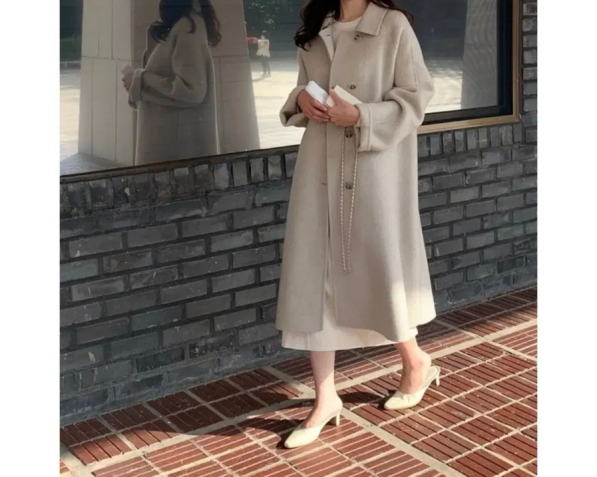 ウェアウェザー リー リバーコート ライトグレー 標準丈