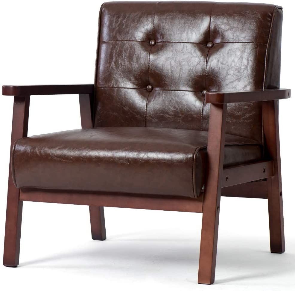 1人掛け ダークブラウンPVC GC