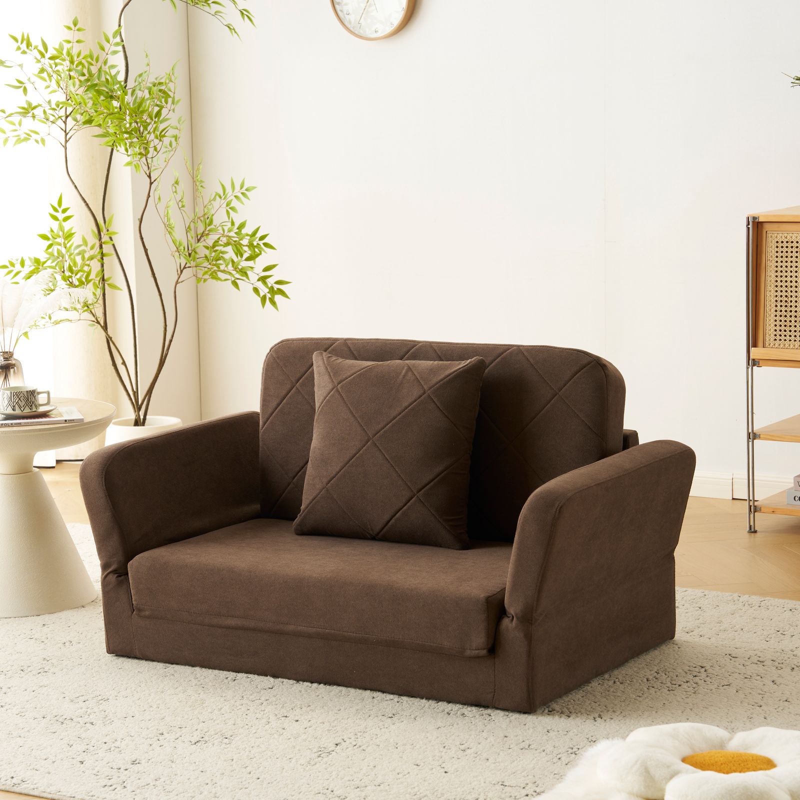 コンパクト ローソファ