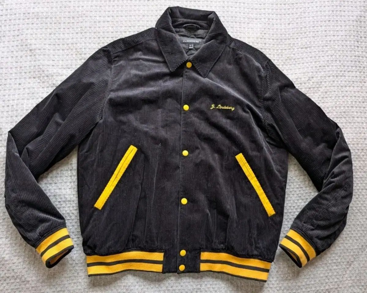 J LINDEBERG コーデュロイ ブラック スタジャン ジャケット