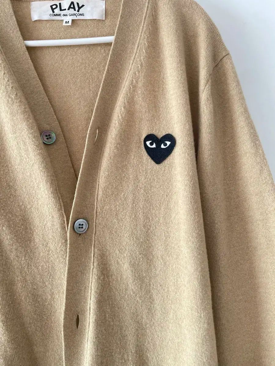 コム デ ギャルソン PLAY カーディガン ベージュ M