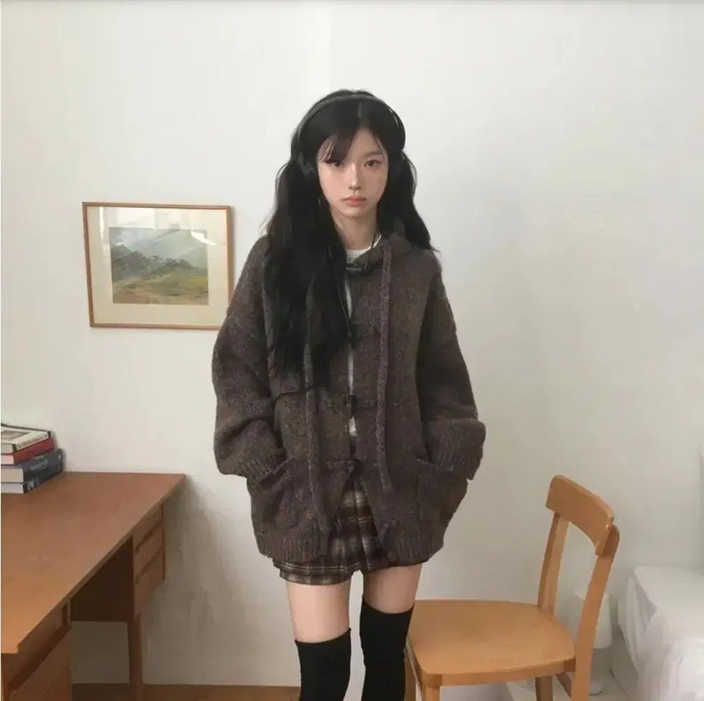 モディムード カーディガン キュロット スカート セット