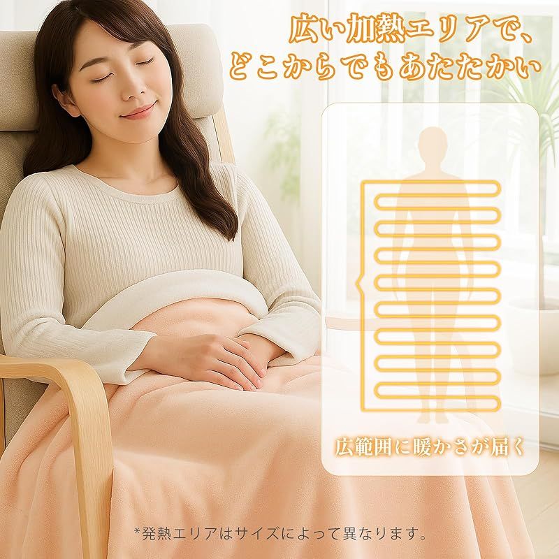 電気毛布 洗える 188 130CM 6段階温度調整 自動オフ機能 丸洗い可 タイマー機能 電気毛布 省エネ ダブルサイズ ベージュ 1 MARWIL-DEMENAGEMENTS_CH
