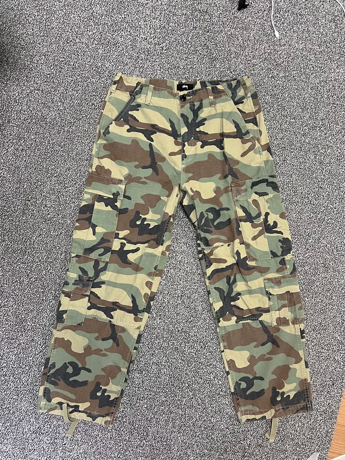  STUSSY ステューシー サープラス カーゴパンツ カモフラージュ その他 パンツ