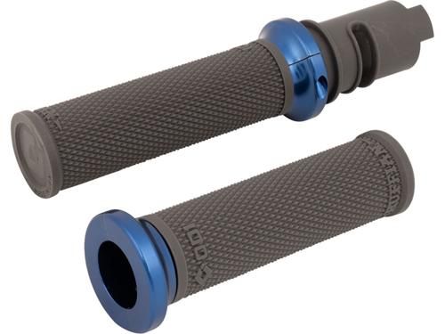 RUFFIAN LOCK-ON グリップ グラファイト|アノブルー 以降ソフテイルモデル 2025年以降FLHXSE FLTRXSE 2025年以降FLHX|U FLTRX FLTRXSTSE