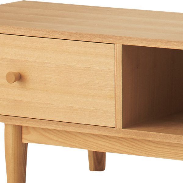 天然木 アッシュ のテレビボード ローボード W180×D40×H40cm No.539 ナチュラル