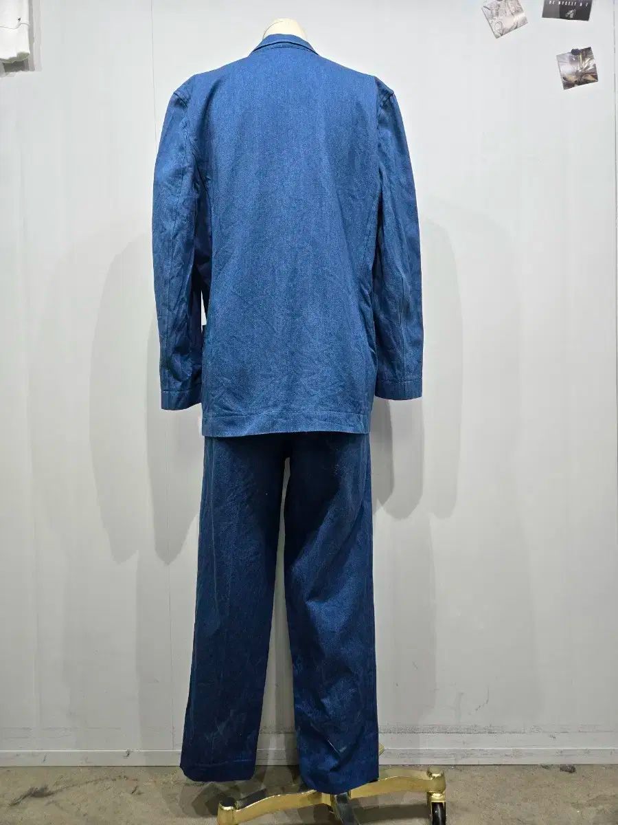 エルノ デニム ジャケット - ズボン セット スーツ セットアップ