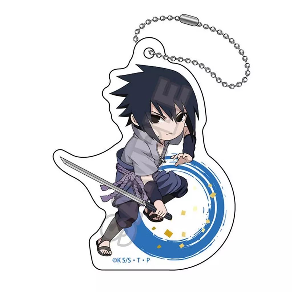 NARUTO検定　アクリルキーホルダー　サスケ　ナルト 新品】キーホルダー うちはサスケ Battle vol.1 アクリルキーチェーン