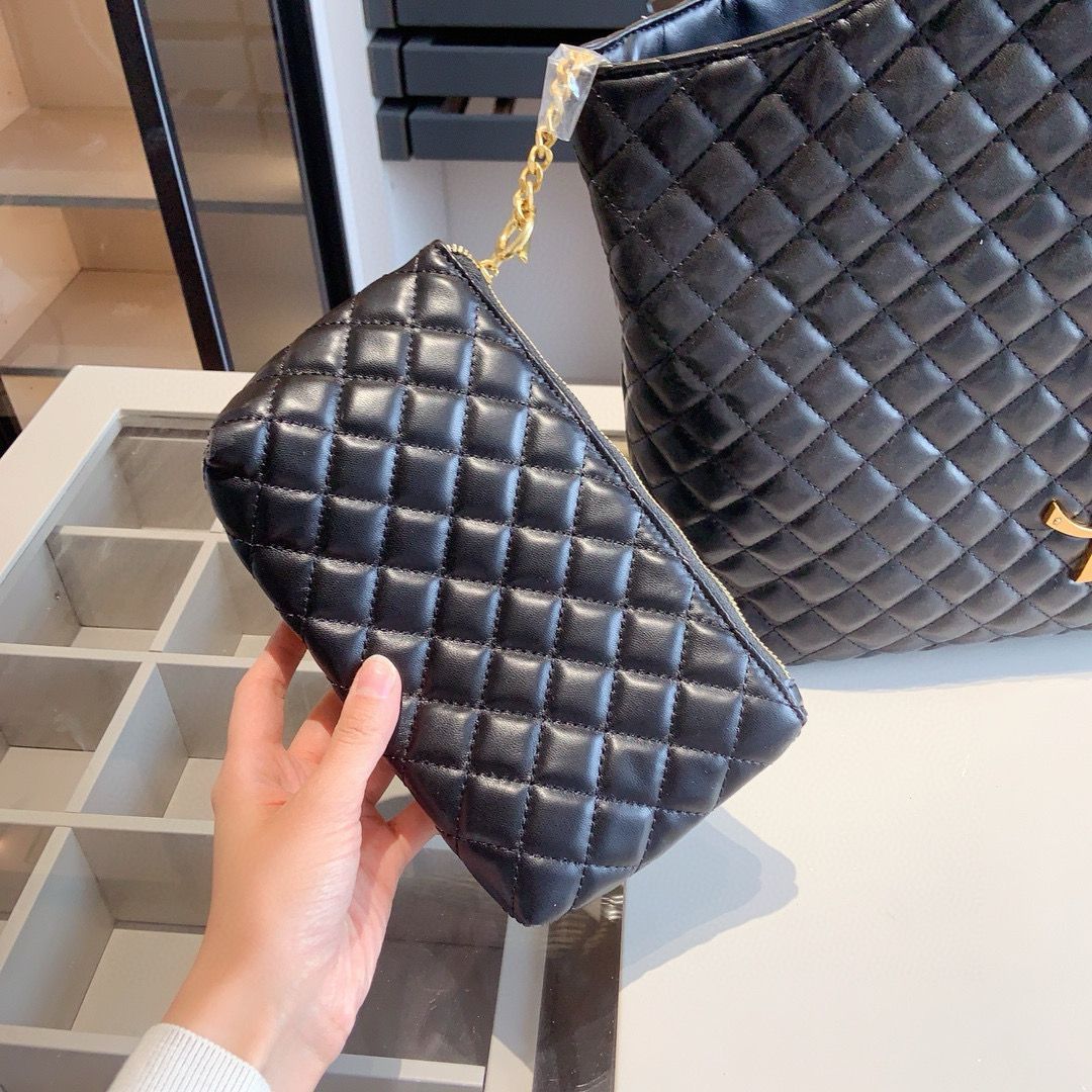 実物の写真 Yves Saint Laurent YSL イヴサンローラン トートバッグショルダーバッグ 財布 3点セット DECORATOM_COM_BR