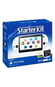 その他 良 PlayStation Vita本体 Wi-Fiモデル グレイシャー ホワイト スターターキット