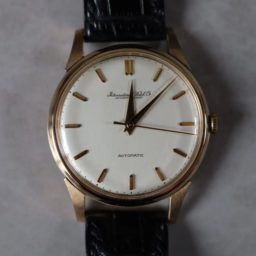 超 ヴィンテージ IWC K18 フル無垢 オールドインター 1960年製 参考 Cal.853