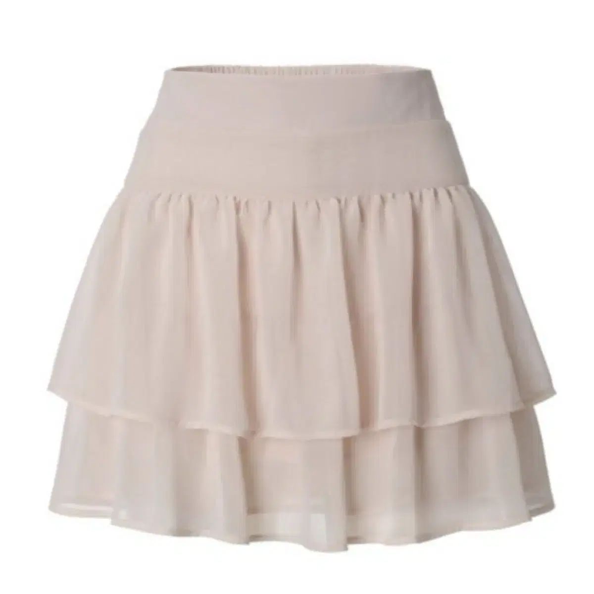 スリータイムズ スワン シフォン スカート Swan chiffon skirt Pink