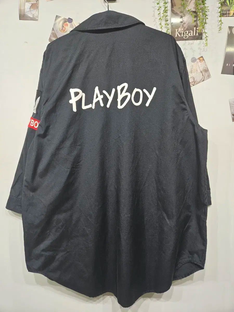 PLAYBOY プレイボーイ ブラック シャツ ジャケット