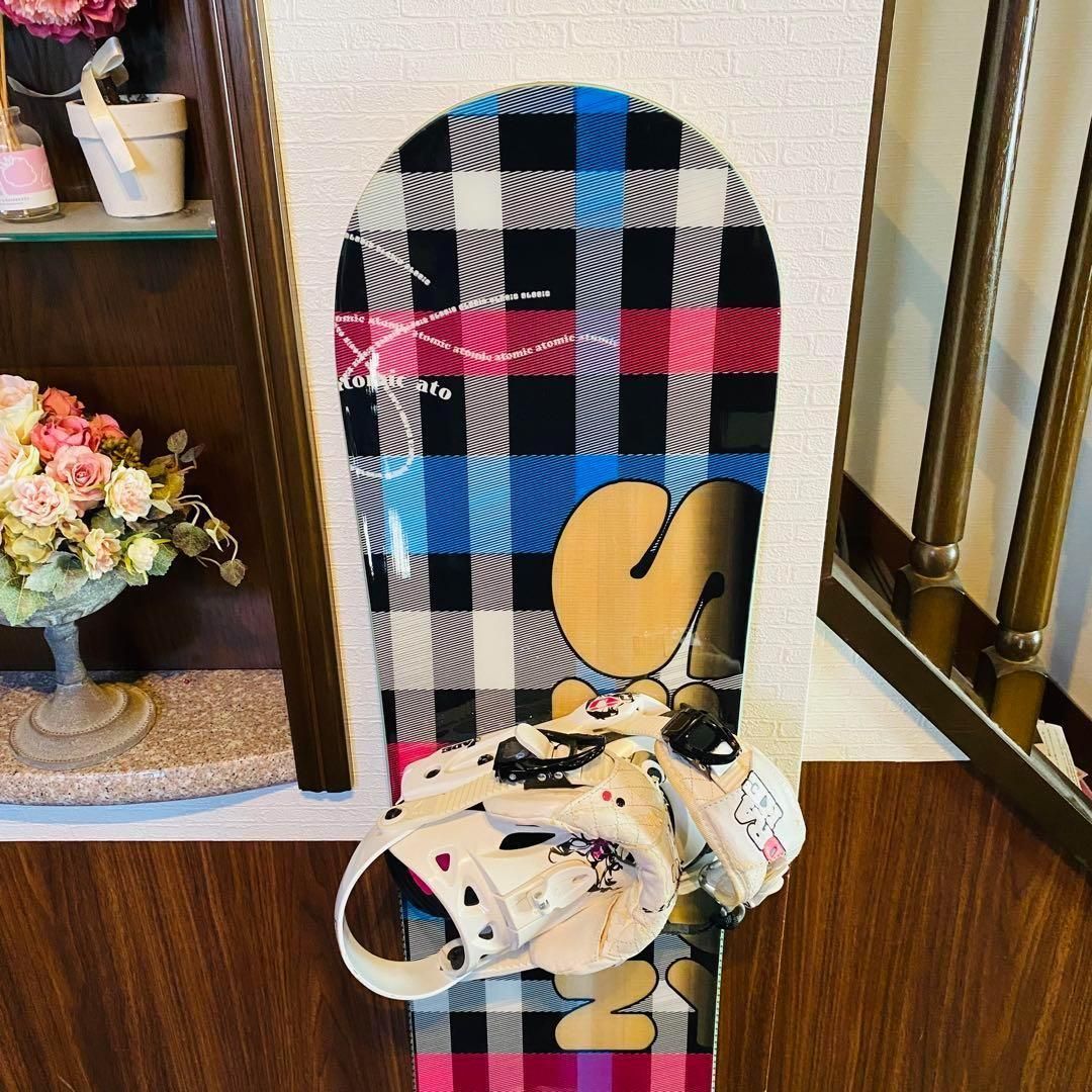 atomic smuzzy girl 138cm ビンディング付き アトミック - メルカリ