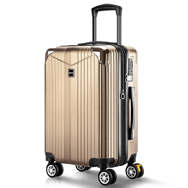 VARNIC スーツケース キャリーケース キャリーバッグ YKK 製ファスナー 拡張機能 ストッパー付きキャスター TSAダイヤル式ロック 振動軽減 軽量 大容量 静音 乾湿分離ポケットつき スーツケースベルト付き 物掛けフック式底足 ファスナー 0