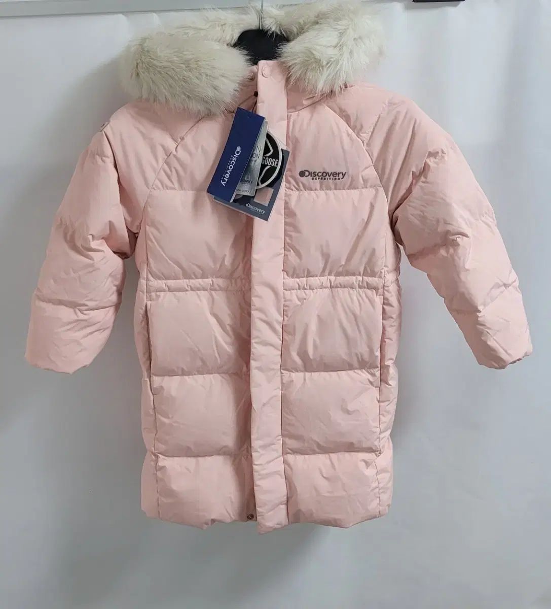 DISCOVERY キッズ グースダウン ダウンジャケット ロング丈 130 150 160