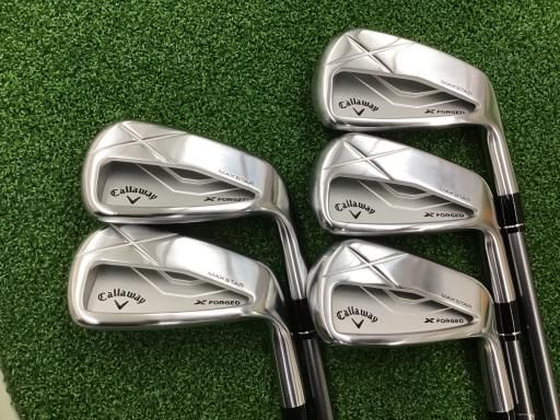 キャロウェイ X FORGED MAX STAR 2025 5S アイアンセット IR 純正特注シャフト フレックスR メンズ 男性用 右利き 右用 Cランク ゴルフクラブ