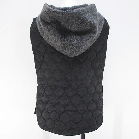 中古】アルチザン ARTISAN ベスト アルパカシャギー キルティング 切替