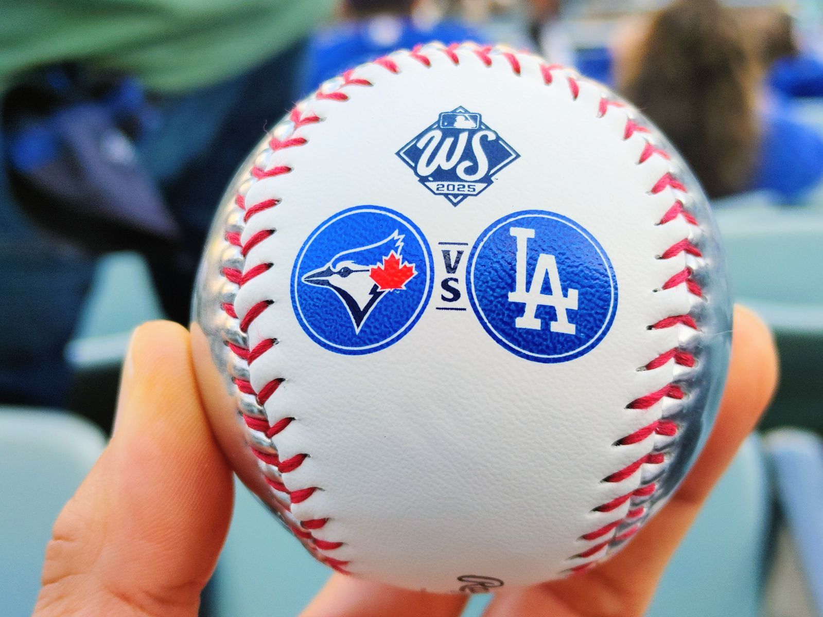  ドジャースタジアム 販売 2025 MLB ワールドシリーズ LA ブルージェイズ ロゴ入り シルバー ローリングス ベースボール ドジャース MVP 大谷翔平 記念グッズ 野球