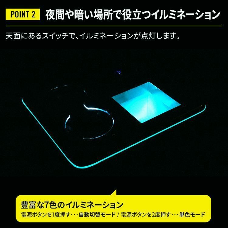 コンソールボックス ドリンクホルダー