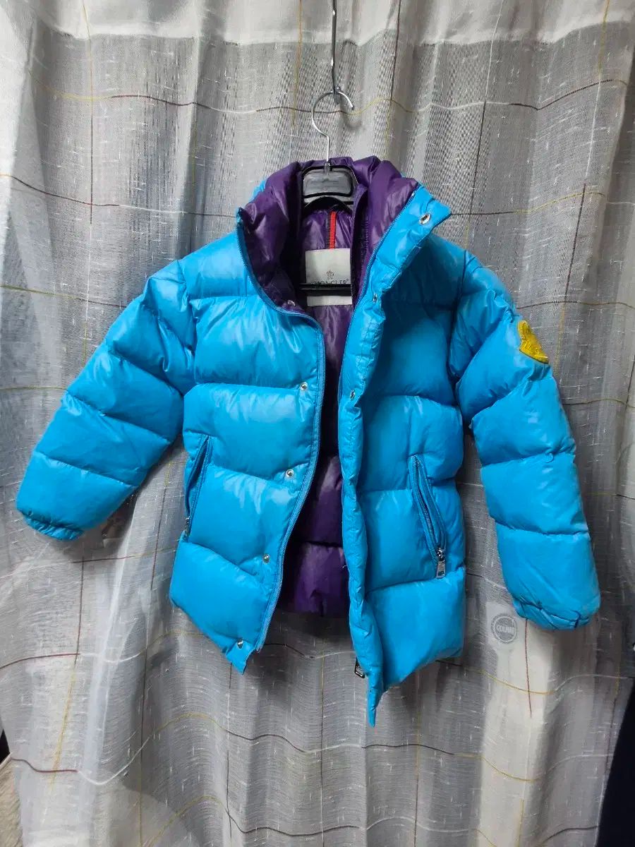 モンクレール キッズ ブルー パープル ダウン アウター 3