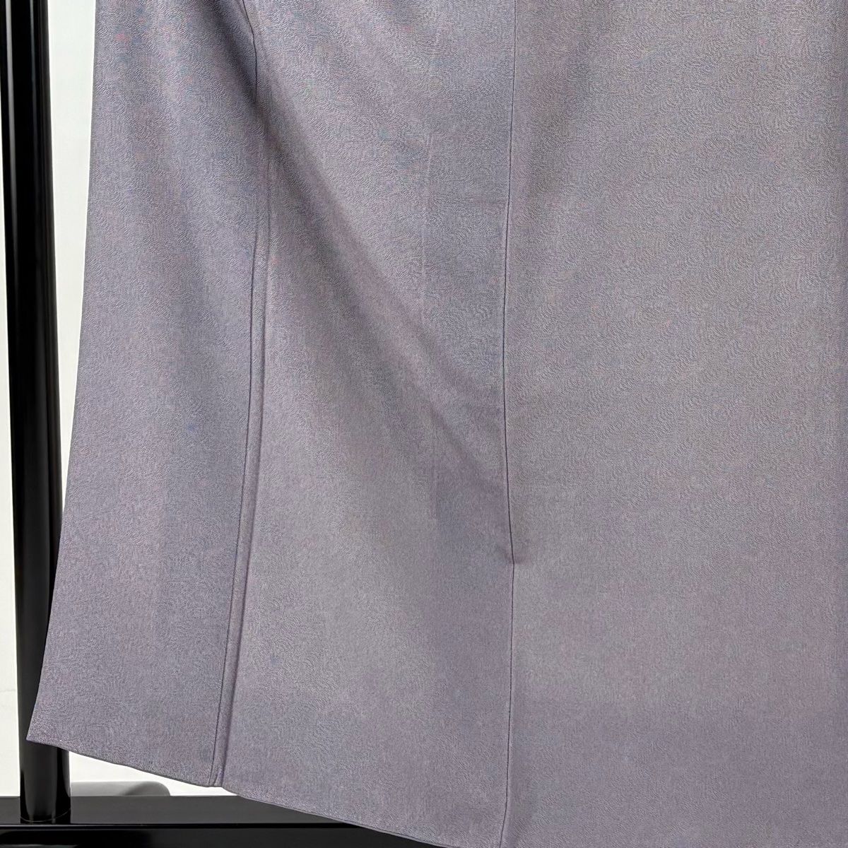 江戸小紋 身丈156.5cm 裄丈62cm S 袷 鮫 紫 正絹 秀品