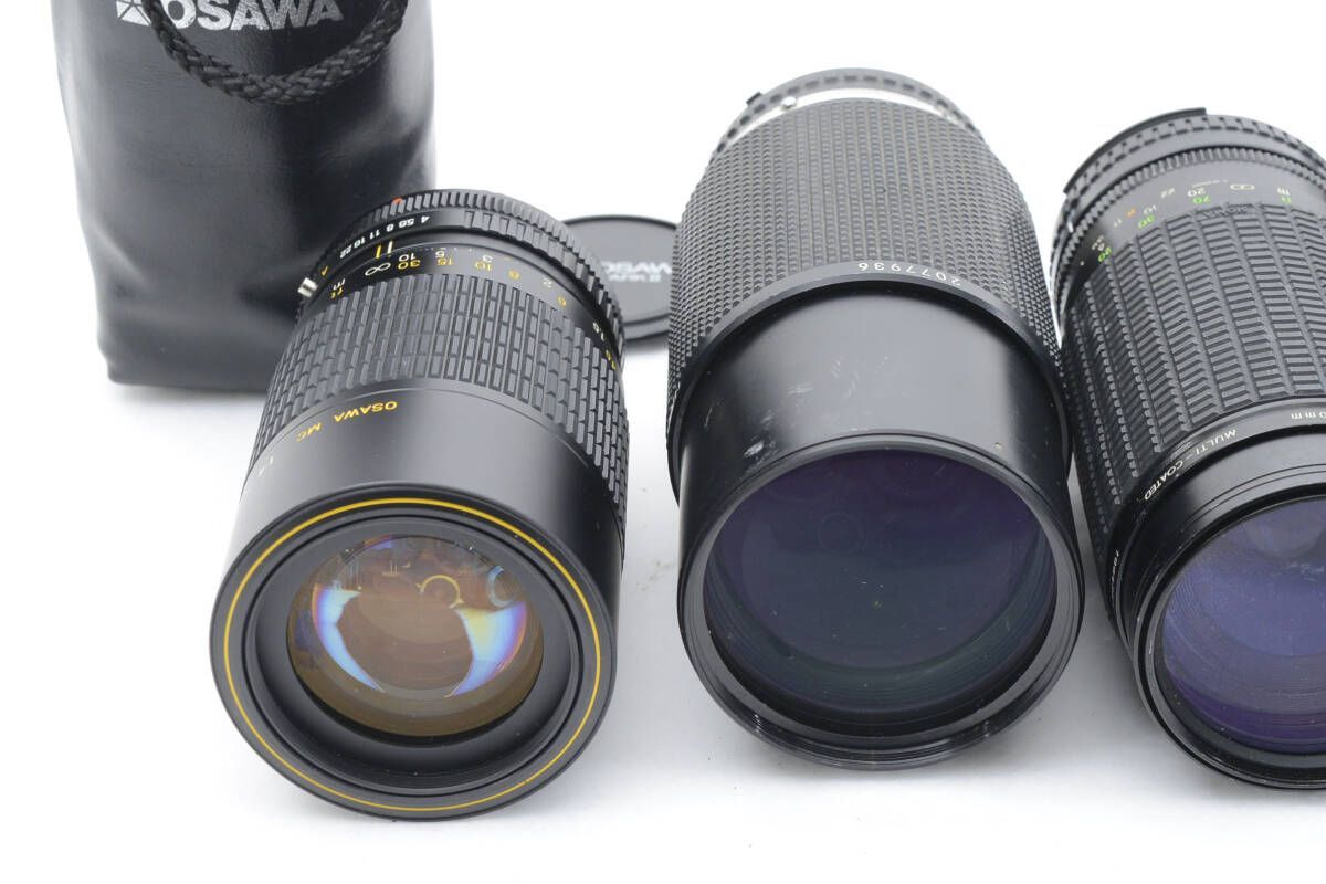 レンズ CANON NIKON OLYMPUS 等 MFレンズ等