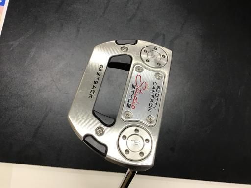 タイトリスト SCOTTY CAMERON STUDIO STYLE FASTBACK 2025 34インチ パター PT スチール フレックスその他 メンズ 男性用 右利き 右用 Cランク ゴルフクラブ