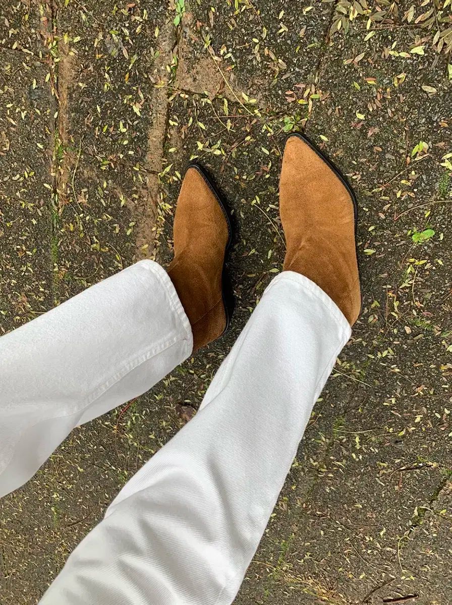 フレッシュラベル アーバイン ウェスタン ミドル ブーツ スウェード 240